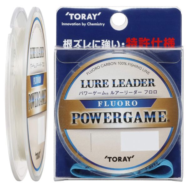 Toray Power Game Lure Leader Fluoro, 12.8 ft (30 m), 7 LB