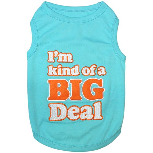 Parisian Pet Dog Cat Clothes Tee Shirts Embroidered T-Shirt I'm Kind of a Big, XXS