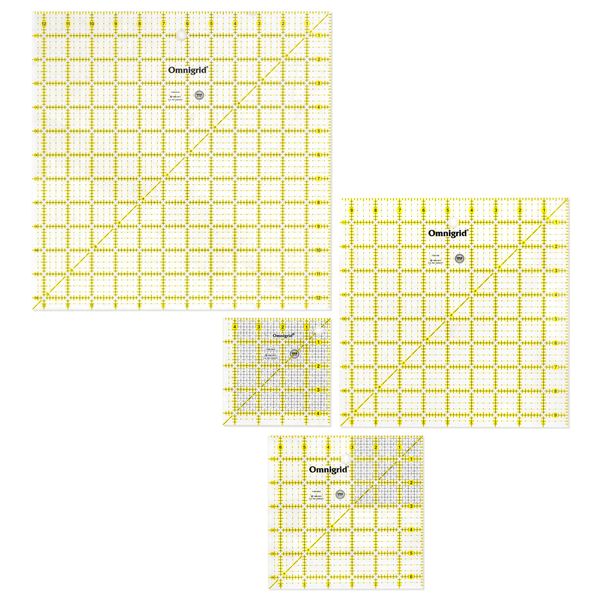 Omnigrid R45125S 12-1/2-Inch Square Value Pack, 4-Count