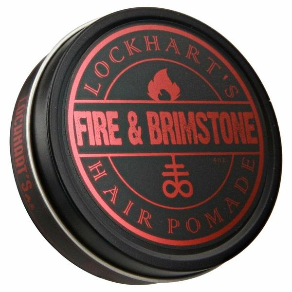 LOCKHART'S Fire and Brimstone Medium Hold Limited Edition Hair Pomade 4Oz NEW