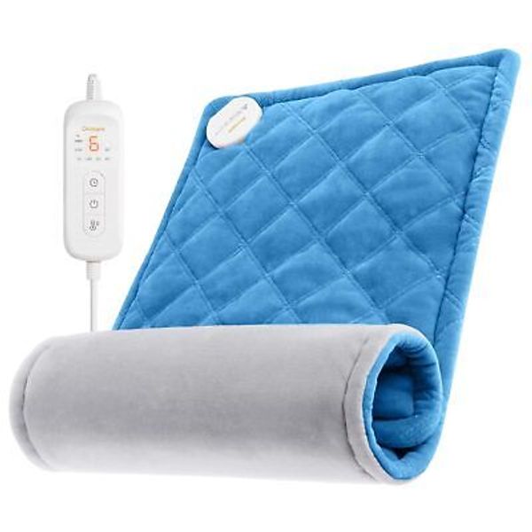 Electric Heating Pad, FSA HSA Eligible, Ultra Soft& Comfortable Plush, Heat T...