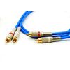 Canare L4E6S-BLUE Blue RCA Cable with Plug 3.0ft (92cm) [Red and White Pair]