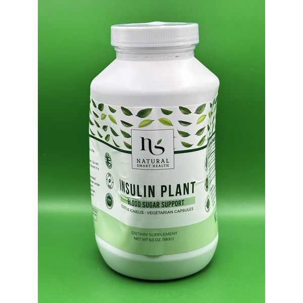 Natural Smart Health Insulin Plant Blood Sugar Support 6.3oz exp-4/2025 *DENTED*