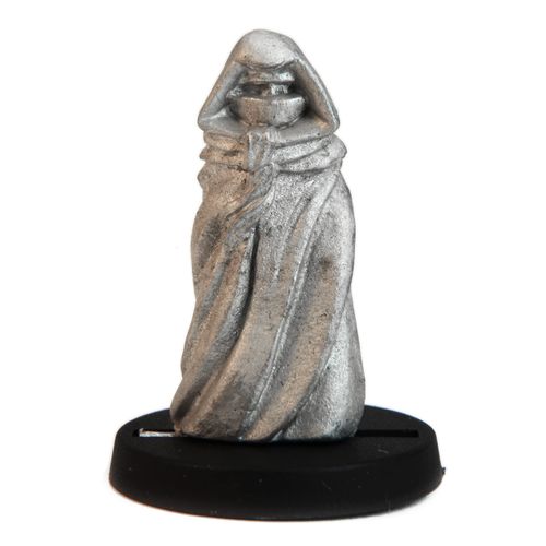 Stonehaven Cloaked Human Miniature Figure (for 28mm Scale Table Top War Games) - Made in US