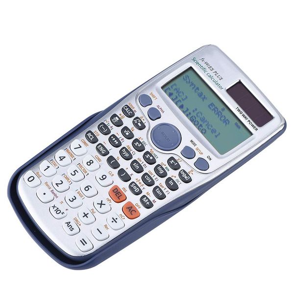 Scientific Calculator Full Function Calculator LCD Display Handheld Calculator Plastic Portable Calculator