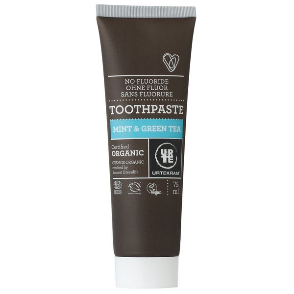 (4 PACK) - Urtekram - Mint with Green Tea Toothpaste | 75ml | 4 PACK BUNDLE