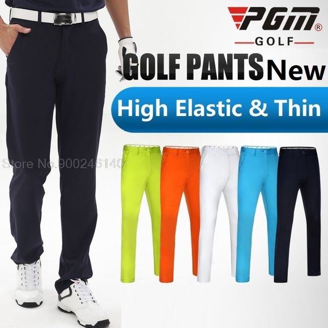 PGM Authentic Golf Pants Men Waterproof Trousers Soft Breathable Golf  Clothing Summer Sizes Xxs-xxxl KUZ005