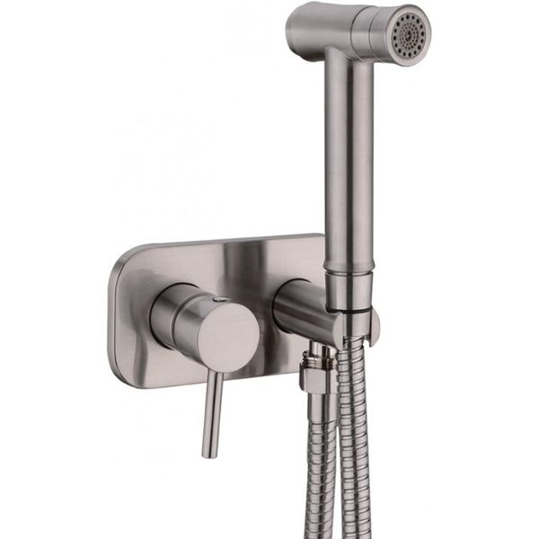 TRUSTMI Toilet Concealed Hot and Cold Bidet Spray Standard, Brushed Nickel