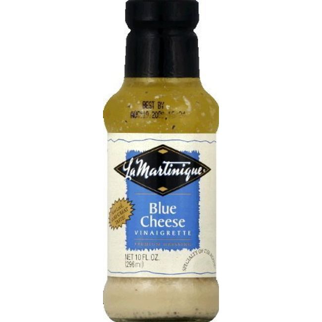 La Martinique Blue Cheese Vinaigrette Dressing 10 Oz (Pack of 3) by La Martinique