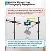Overhead Camera Mount Desk Stand, Camera Arm Desk Mount Clamp Stand Wi