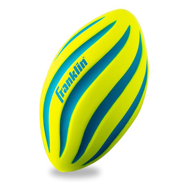 Franklin Sports Kids Foam Football - Mini Soft Foam Youth Football - Indoor + Outdoor Toy Football for Kids - Probrite 9" Mini Foam Ball - Soft Backyard + Practice Toy Ball - Yellow