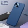 JETech Silicone Case Compatible with iPhone 13 6.1-Inch, Silky-Soft Touch Full-Body Protective Case, Shockproof Cover with Microfiber Lining (Blue Jay)