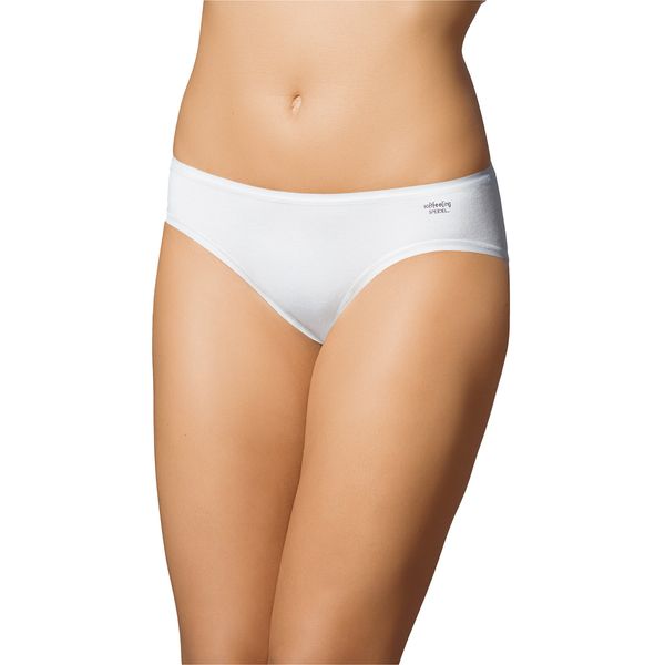 Speidel Soft Feeling 9601 Soft Feeling Mini Briefs Pack of 3, White, 42
