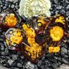 Sage's Baby Squirrel Familiar Resin Polyhedral Dice Set
