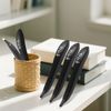 THINKLEARN Magnetic Staple Remover Tool 5 Pack- Ergonomic Stapler Remover Tool, Quick Staple Puller for Office, School & Home, Black