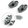 Bruce & Shark Motorcycle ATV Bike Quad 7/8" Handlebar Riser Billet Titanium
