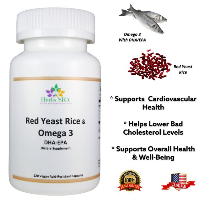 HEALTHY CHOLESTEROL AND TRIGLYCERIDES LEVELS, 120 Capsules, Biomedical Formula.