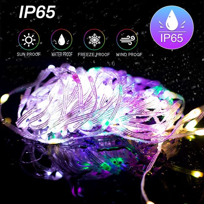 LED Fairy String Light Remote Bluetooth APP USB Control Smart RGB Garland  Lamp Festoon Led Outdoor Indoor Party Christmas Lights - AliExpress