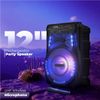 Portable Bluetooth Speaker | 12" Woofer | Party Lights Wireless Mic Rechargeable