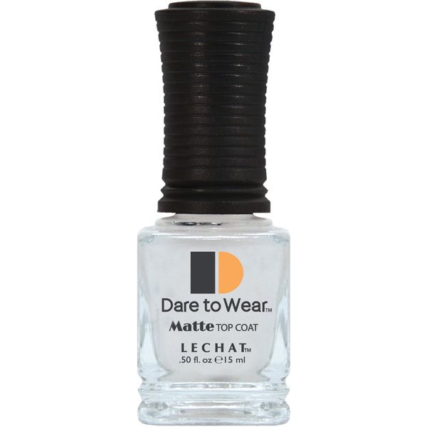 LeChat Dare To Wear Nail Lacquer, Matte Top Coat, 0.5 Ounce,DWTM01