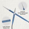 KnitPro Zing Circular Needle 25cm 4.00mm - 3pcs, Blue