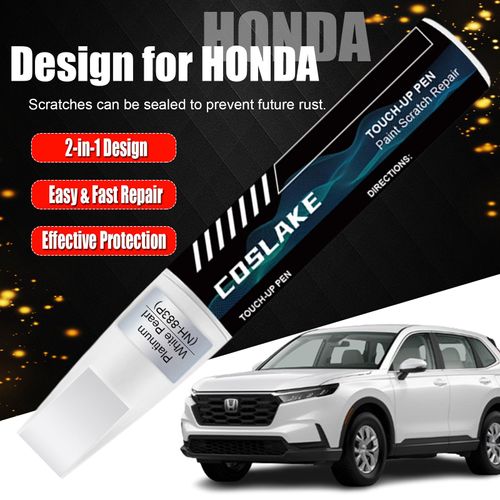 COSLAKE Car Touch Up Paint(Rallye Red(R-513)) for Honda, Car Paint Scratch Repair Kit, Quick & Easy Solution to Repair, 2 in 1 Scratch Remover Pen with Color-Matched