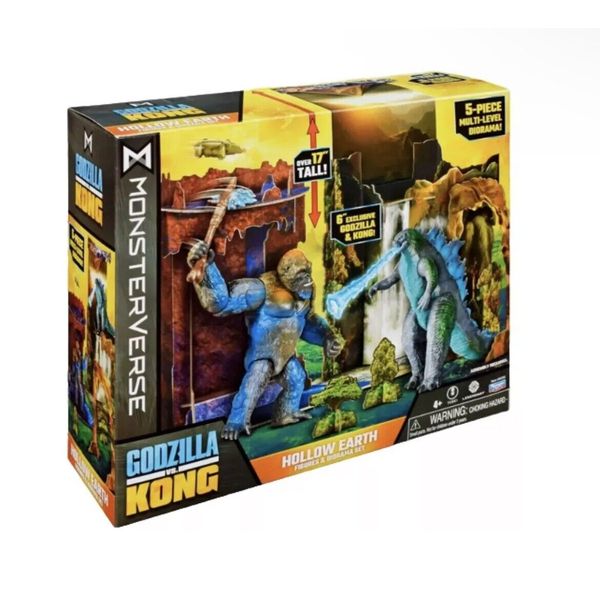 Godzilla VS Kong - Hollow Earth Figures and Diorama NEW‼️Xmas Gift