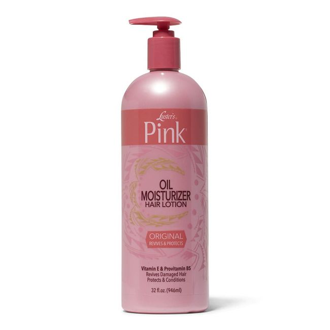 Lusters Pink Oil Moisturizer Hair Lotion 32 Ounce (Packaging may vary)