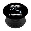 Just One More Try Water Bottle Flipping PopSockets Klebender PopGrip
