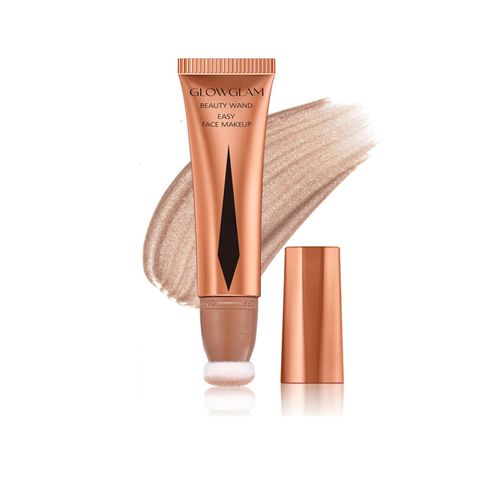 Vawolecy Liquid Highlighter, Liquid Illuminator Face Highlighter Natural Shimmer Finish Liquid Illuminator Face Highlighter Stick Highlighter Wand Makeup