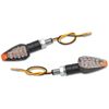 K&S Technologies Marker Lights Ultra Mini LED Triangle Short Black Body