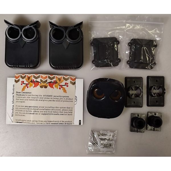 HTZSAFE 800 Meters Long Range Wireless Driveway Alarm Outdoor Weather-Resistant