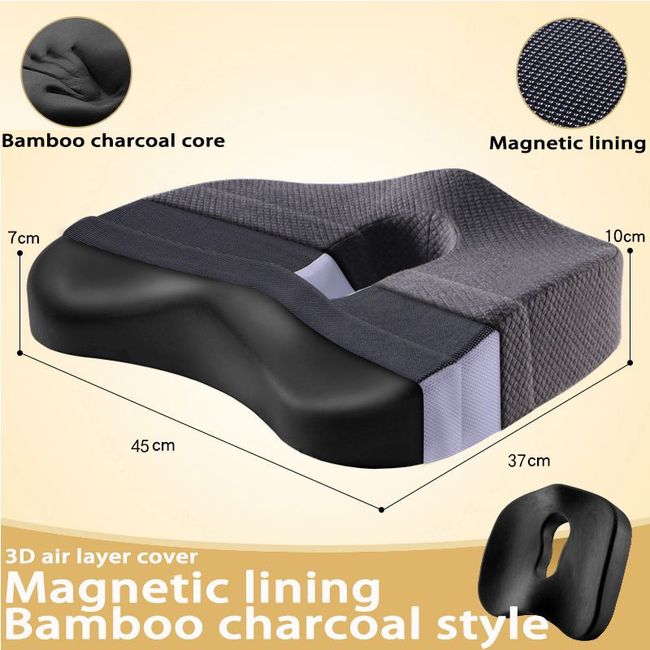 Massage Seat Cushion Car, Bamboo Waist Massage Pad