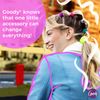 GOODY THICK HAIR SWEATER ELASTICS 8CT GRAYS