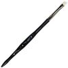YS Park Eyebrow Brush Beveled YS-CE02-EB Black Handle White Hair