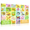 Alphabet Canvas Wall Art Picture Print (18x12)