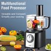 5 in 1 Multifunctional Food Processor 600W Kitchen Food Chopper Blender 10 Cup