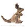 Folkmanis Small Kangaroo Hand Puppet, Brown; Tan, 1 EA