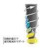 Graduated Compression Performance Calf Sleeves, Black, Pair, Medium