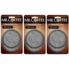 (3) ea Mr. Coffee WFFPDQ-10-NP 2 Packs Replacement Water Filter Disks 