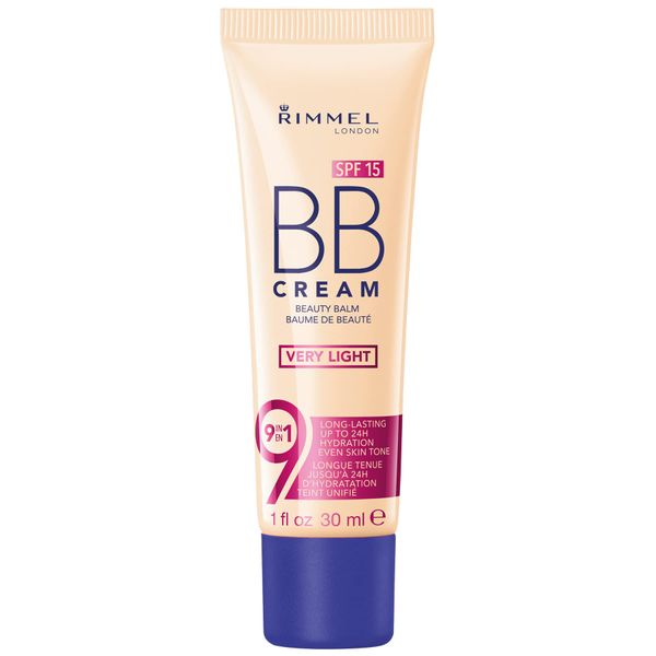 Rimmel London BB Cream, Very Light, 3 ml