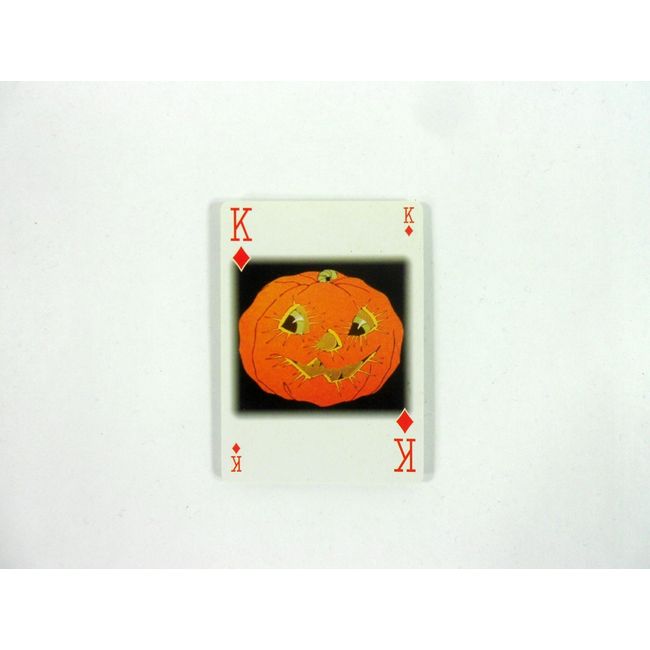 Vintage Pumpkin Playing Cards Featuring Old-Fashioned Art