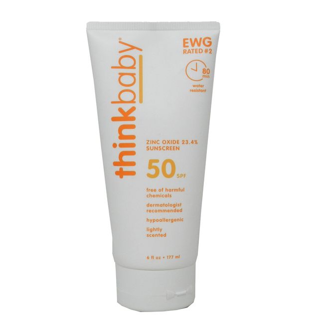 Thinkbaby Mineral Sunscreen Lotion SPF 50 6 Ounce
