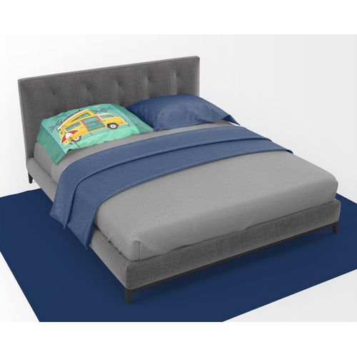 Caroline's Treasures BB5477PILLOWCASE Greatest Adventure Camper Van Fabric Standard Pillowcase Lightweight Super Soft Easy Care Decorative Artwork Pillowcase, Standard