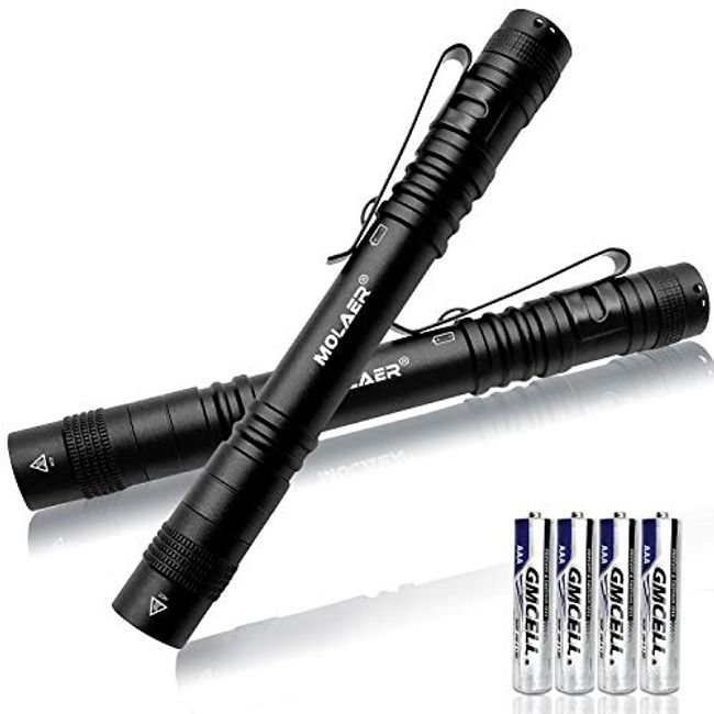 Flashlights Small Mini LED High Lumen Tactical Pen Light with Clip