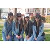 Funky Junque Bridal Baseball Cap - 6 Pack: 1 Bride & 5 Squads (Jet Black)