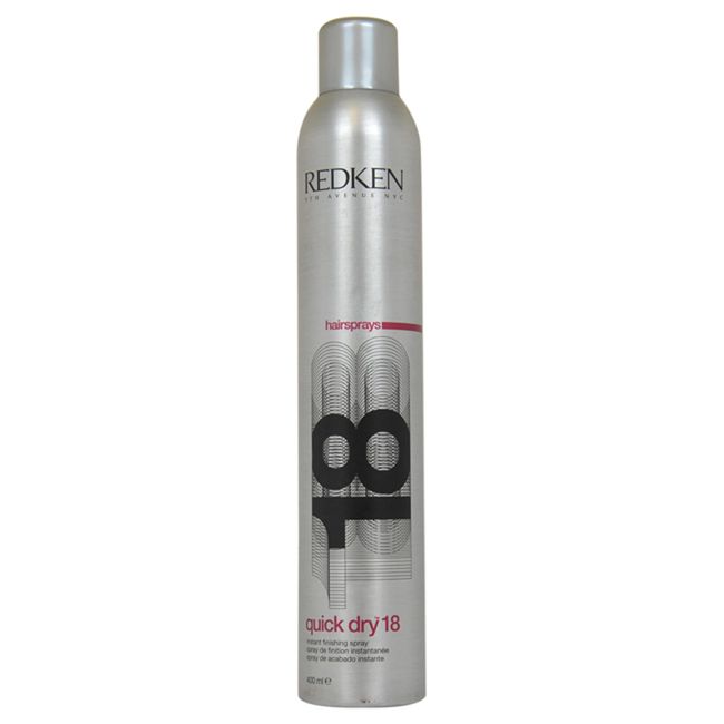 REDKEN Quick Dry 18, Extreme High Hold Hairspray, For a High Shine and Long-Lasting Hold, 400 ml