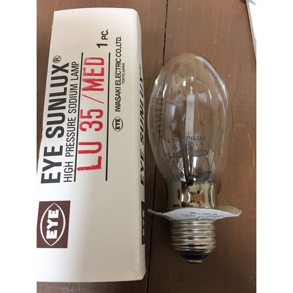 Eye Lighting High Pressure Sodium LU35/MED Medium Base 35 Watts ED17 Shape