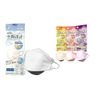 HADARIKI KF94 Space Design Mask, White, 30 Pieces per Box, 4-Layer Construction, Blocks 99% of Viruses and Pollen, 3D Construction, Easy to Breathe, Individually Packaged, 3D Mask, Non-woven Mask
