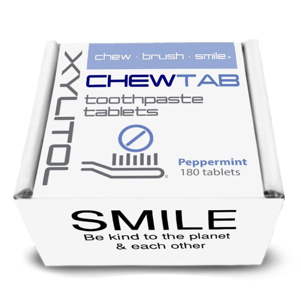 Weldental Chewtab Toothpaste Tablets Peppermint Refill